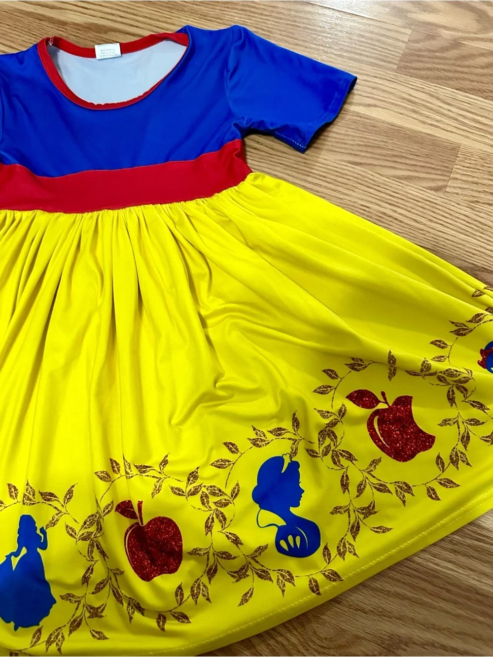 Snow White Inspired Girls' Princess Costume Dress